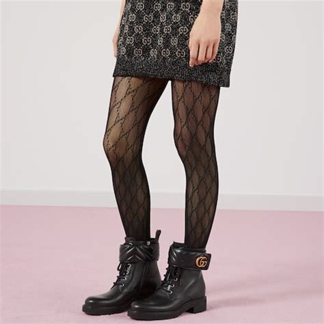 gucci strumpfhose schwarz|Gucci pantyhose.